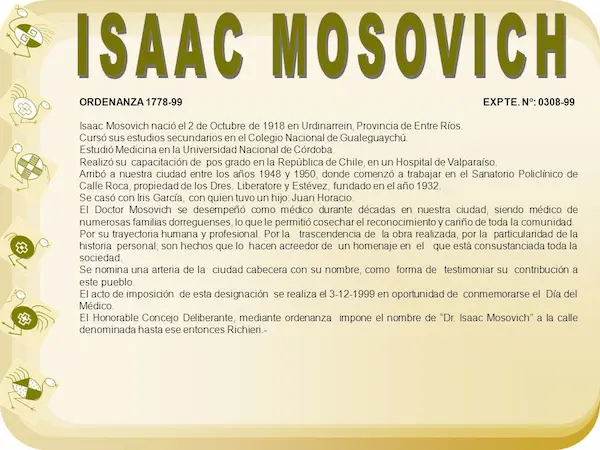 Calle Dr Mosovich..
